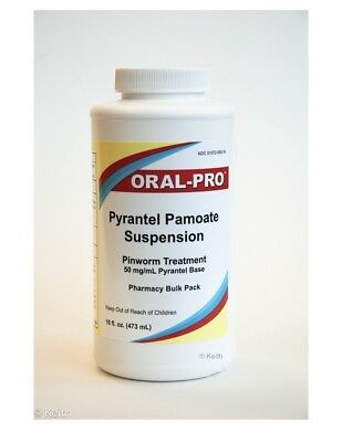 Oral Pro Pyrantel Pamoate Oral Suspension 50mg/ml 16 Ounce