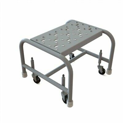 Tri-arc Wlsr001166 1-step Mobile Steel Step Stool With Perforated Top Step 16...