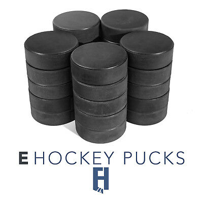 Bulk Blank Ice Hockey Pucks - 25 Puck Case - Official Regulation 6 Oz - Discount