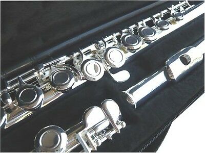 New Silver C Flute -  Student School Band Flute W/case.approved. Warranty.