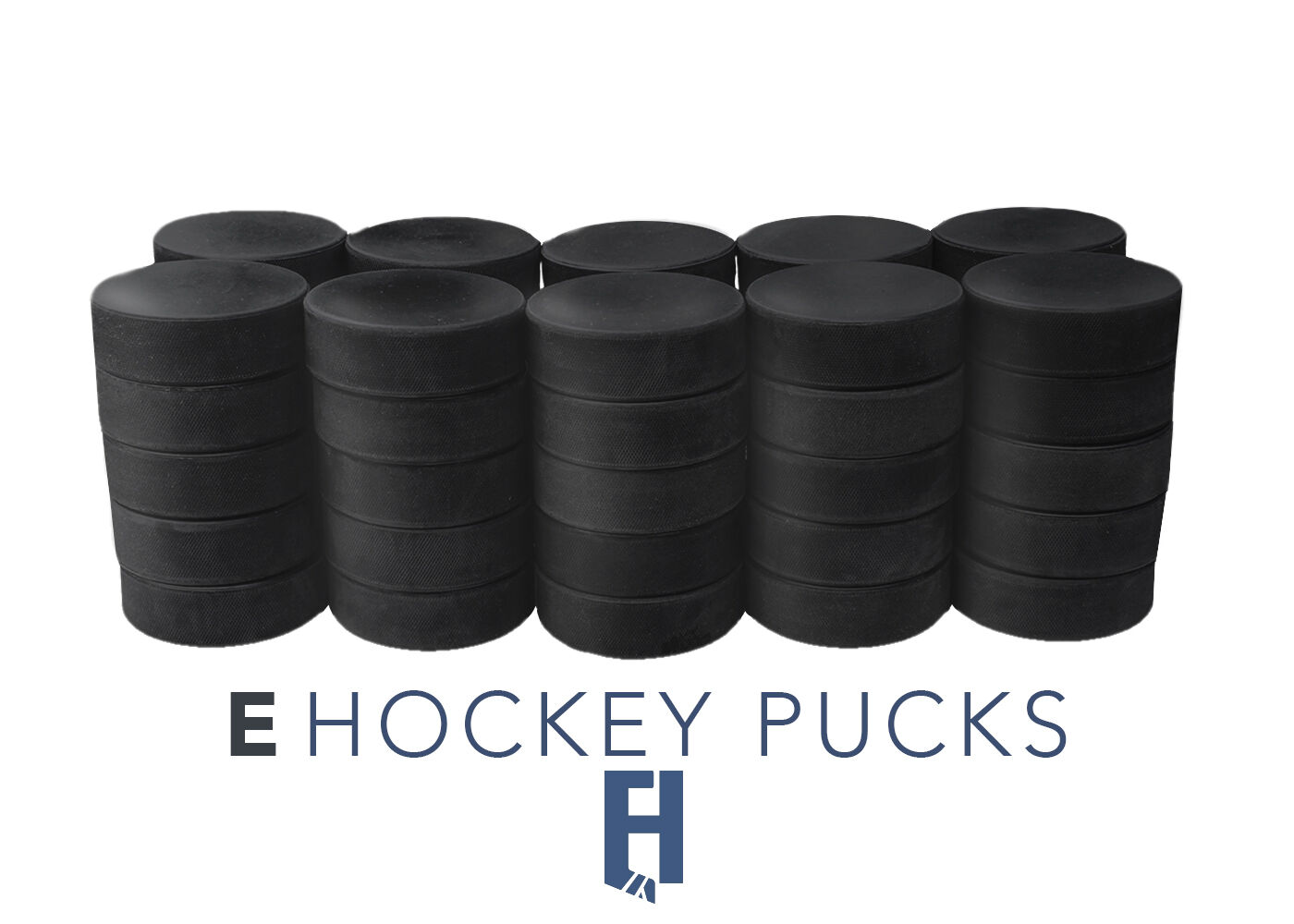 Bulk Blank Ice Hockey Pucks - 50 Puck Case - Official Regulation 6 Oz - Discount