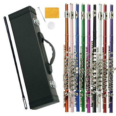 16 Hole C Flute For Student Beginner School Band W/ Case Screwdriver Lubricant