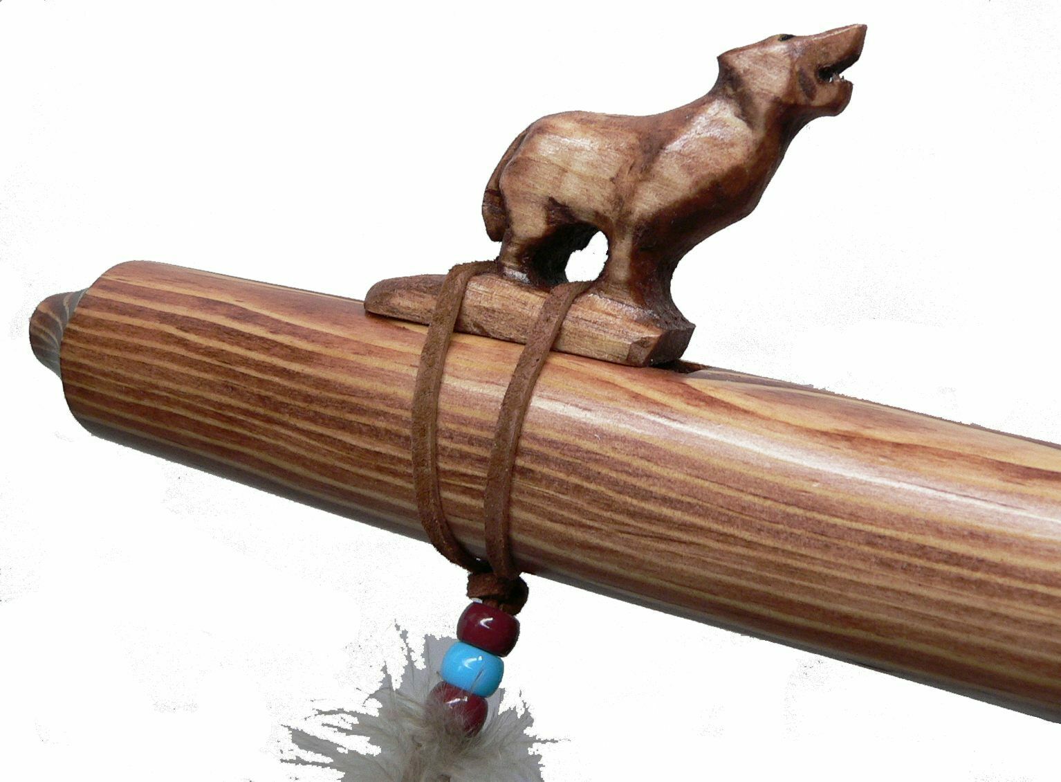 Authentic Native American Wolf Flute Handmade By Jonah Thompson In Key Of A
