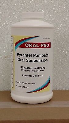 Oral Pro Pyrantel Pamoate Oral Suspension 50mg/ml 32 Ounce