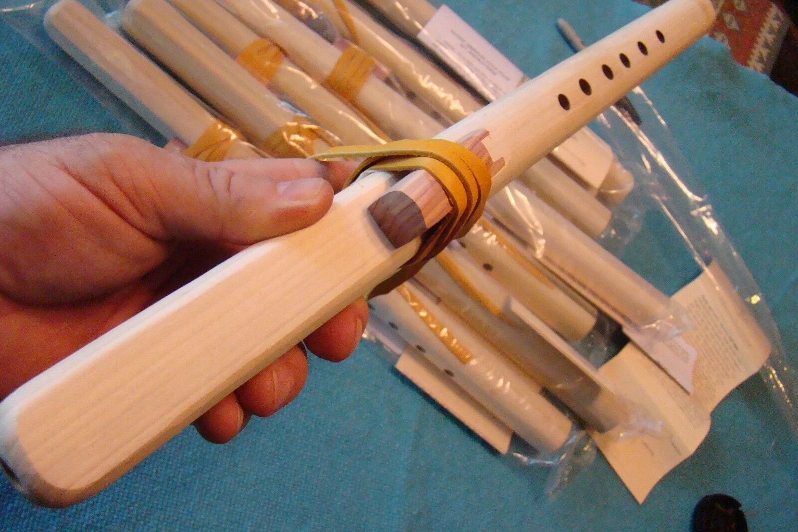 Native American Flute Kit 17" Key Of C Poplar Wood Individual Finish Your Style!